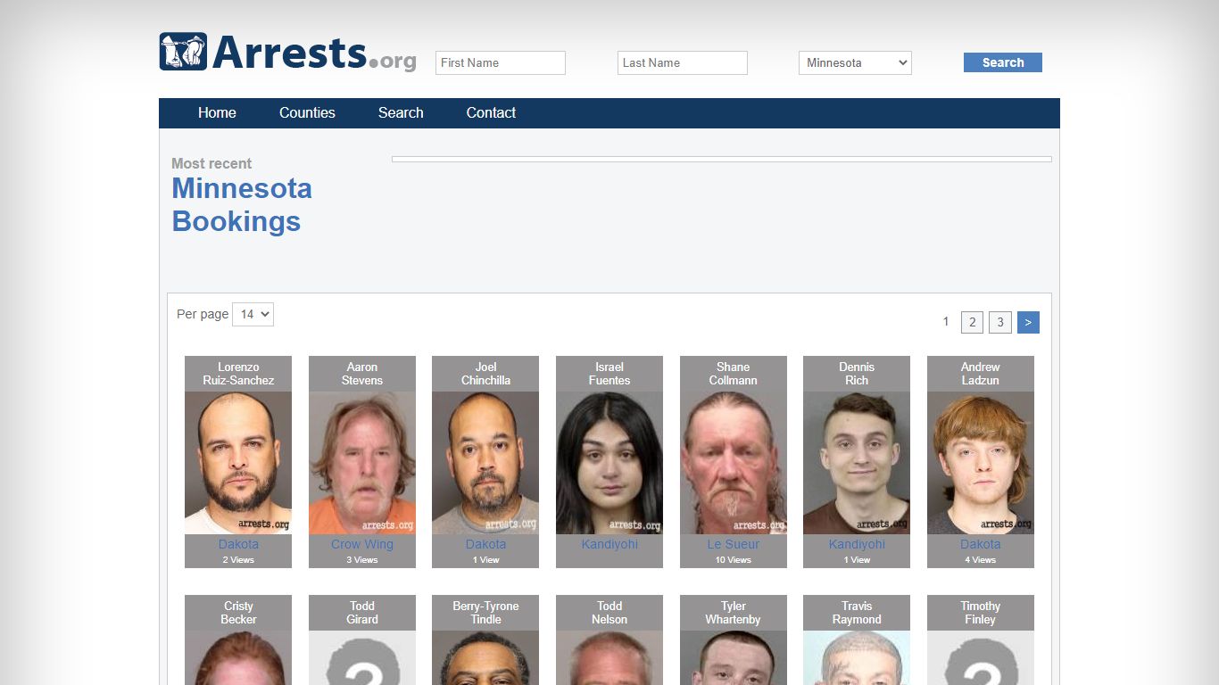 Minnesota Arrests and Inmate Search